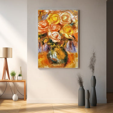 Famous Painting of Flowers in a Vase